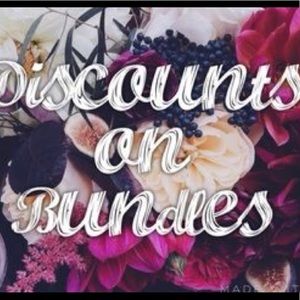 - BUNDLE 2 items and save automatically added discounts automatically on bundles